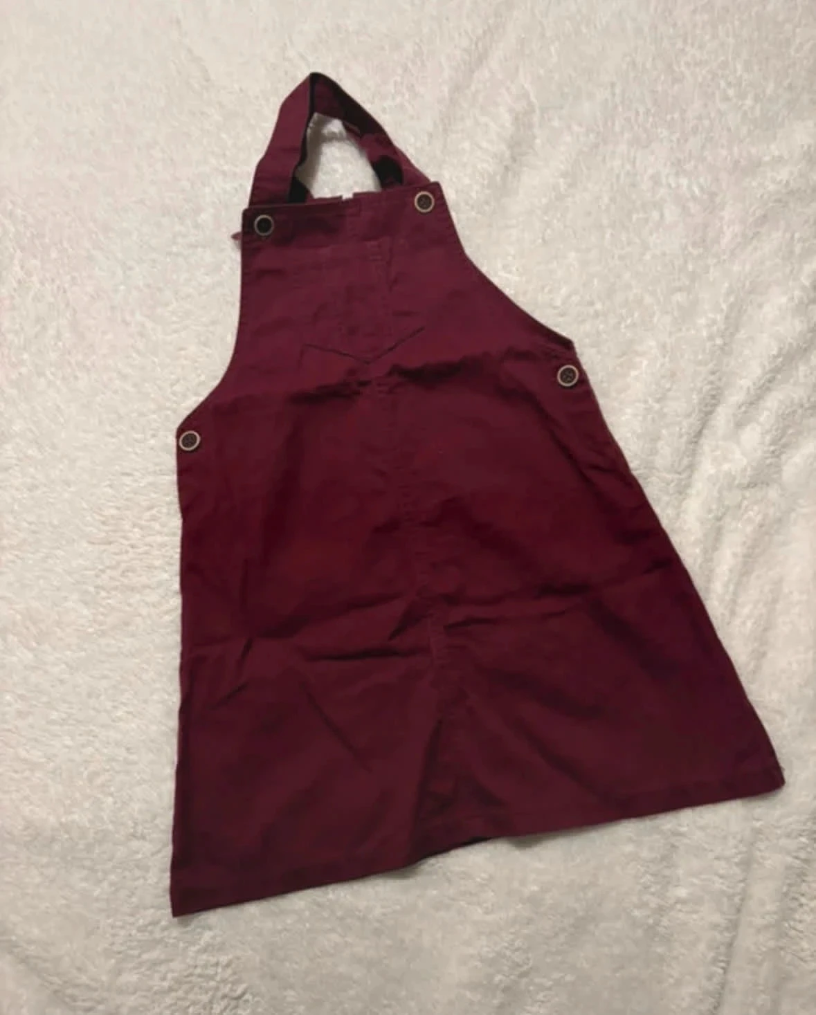 Robe chasuble bordeaux 8 ans
